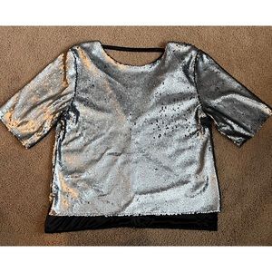 Brand New! Fabrik Style Sequin Top